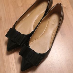 J. Crew Emery Flats - Black, Size 9
